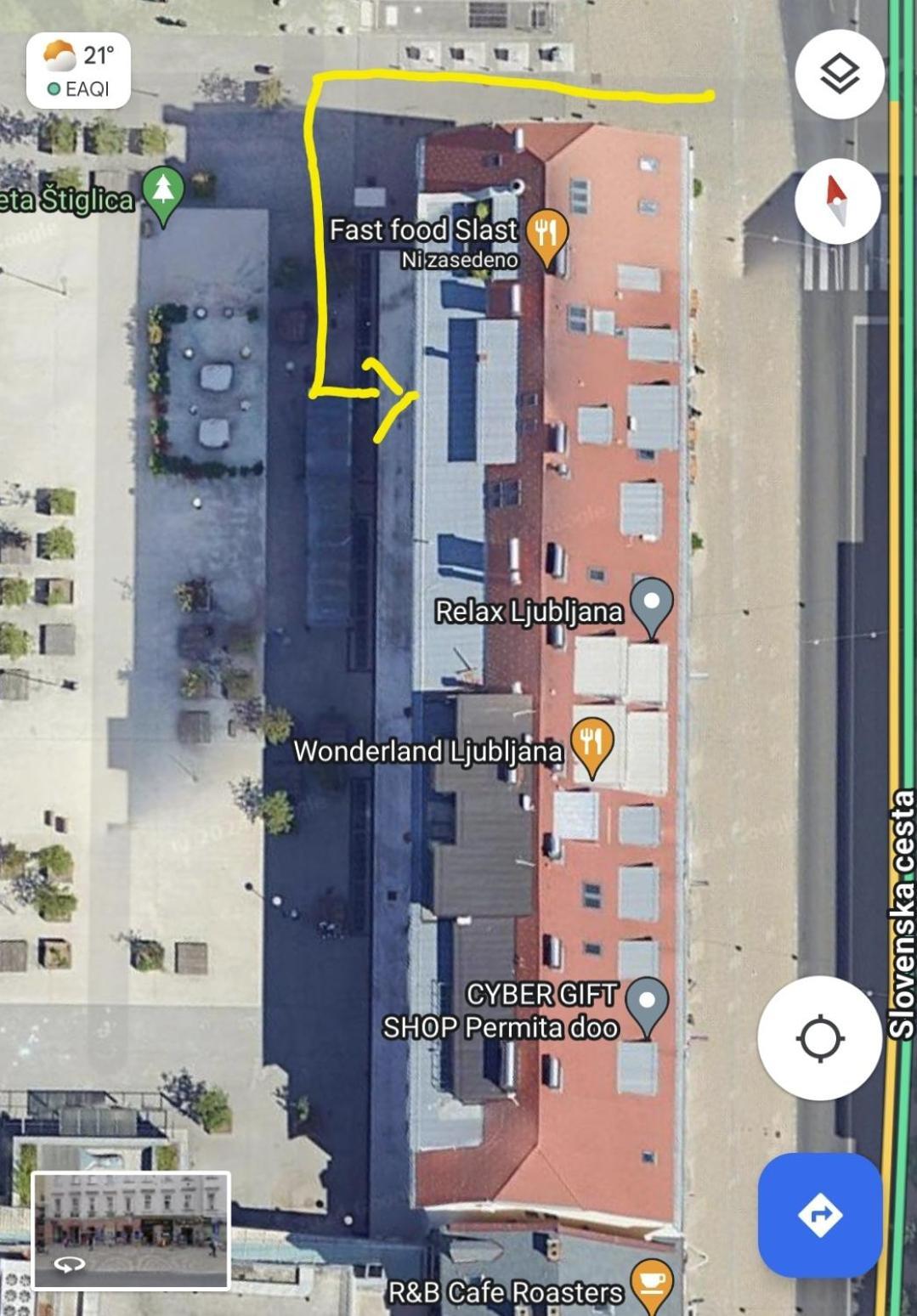 卢布尔雅那Little Plaza Duplex公寓 外观 照片